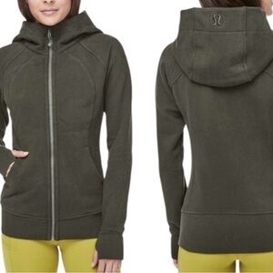 lululemon Scuba Women's Olive Green Hoodie